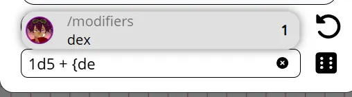 Custom data dice context